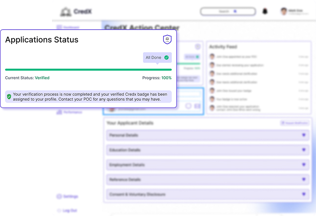 Get Verified by CredX